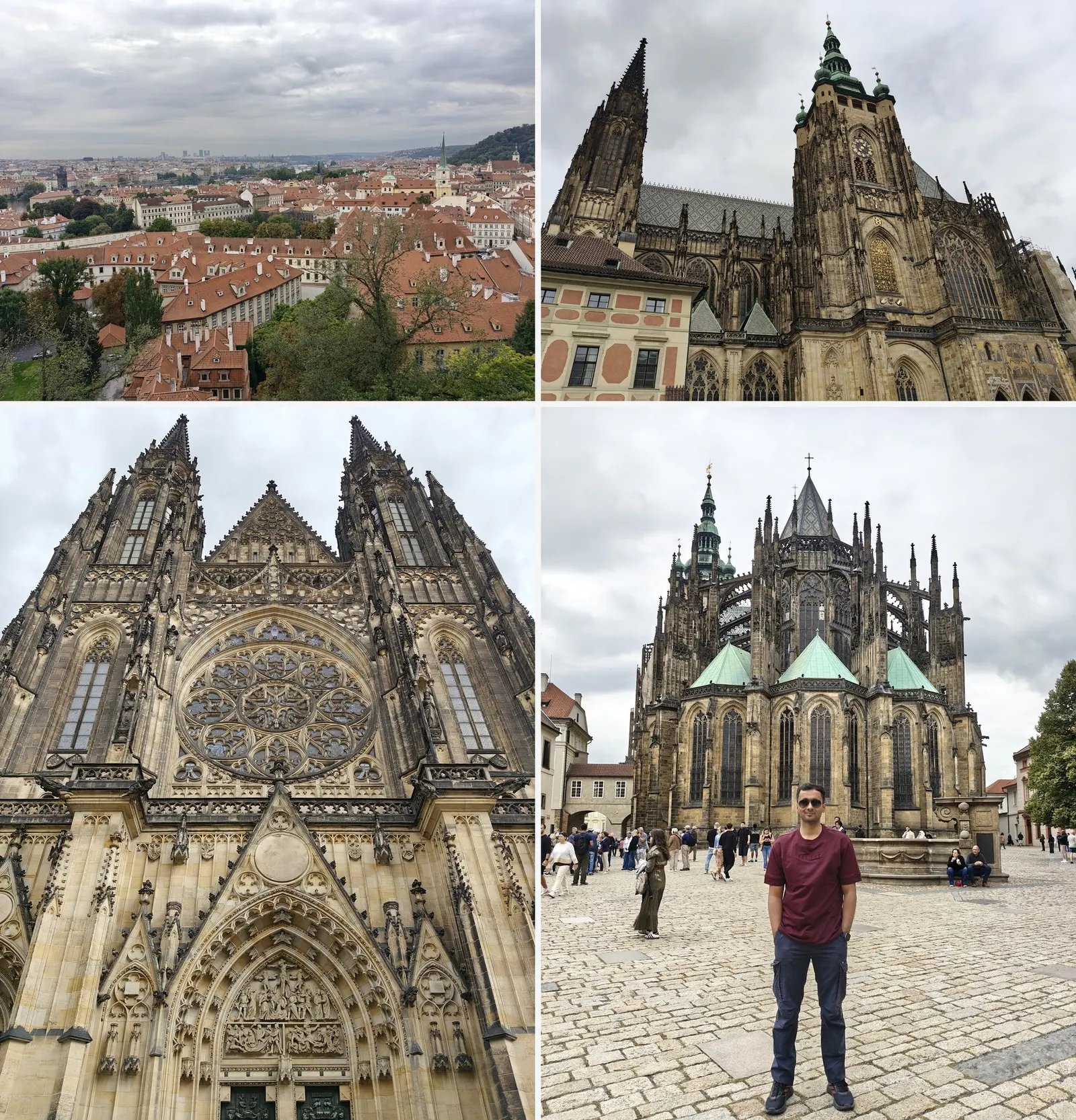 The views from the top of Prague Castle are truly mesmerizing!